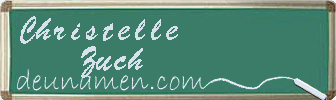 Christelle Zuch Visitenkarte
